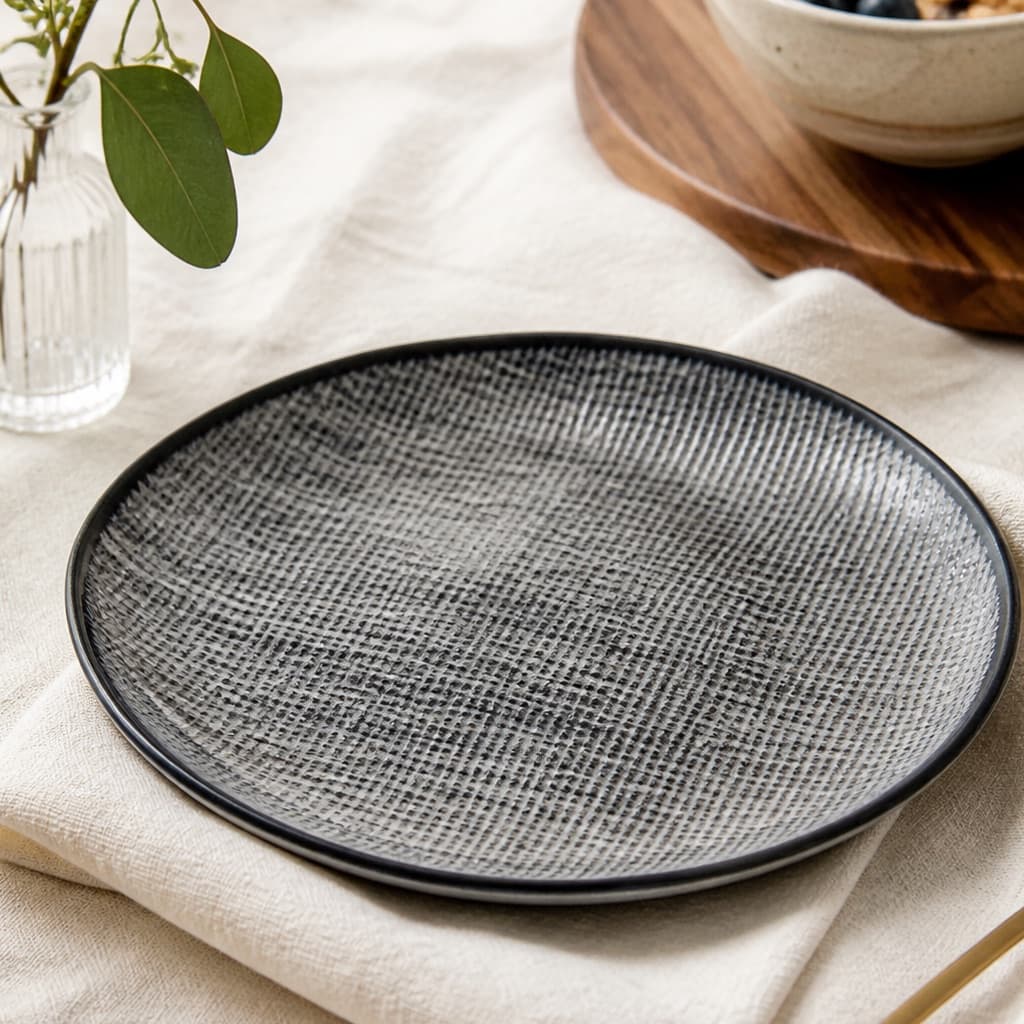 Ink Linen Side Plate