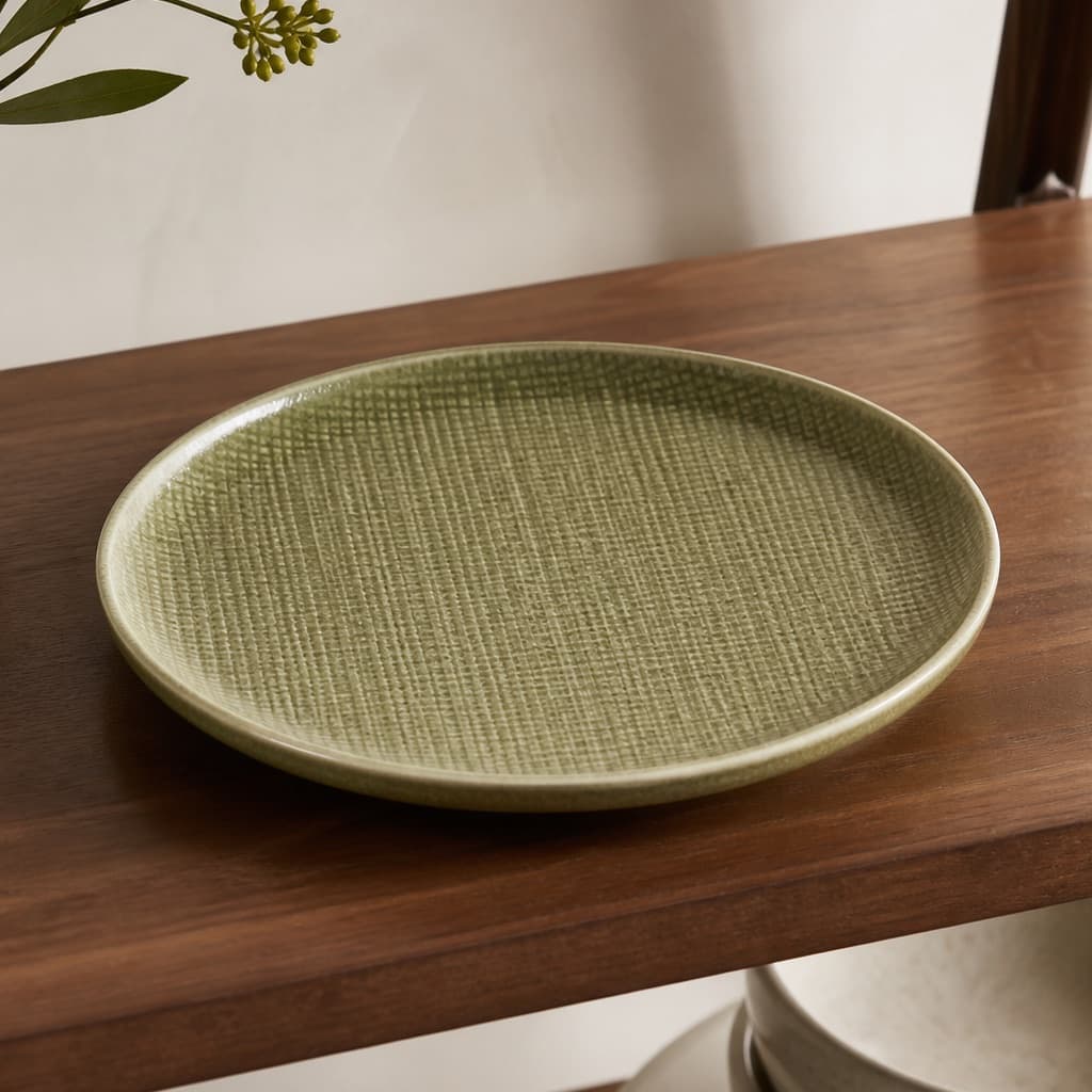 Moss Linen Side Plate