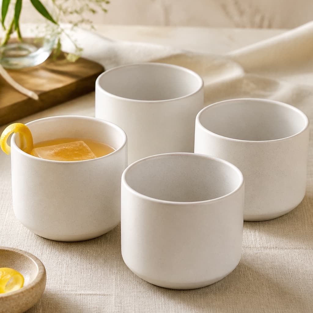 Chalk Lowball Cocktail Set