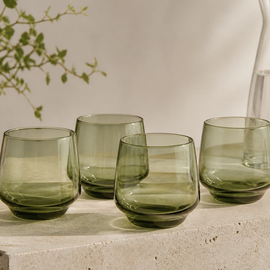 Moss Lowball Cocktail Set