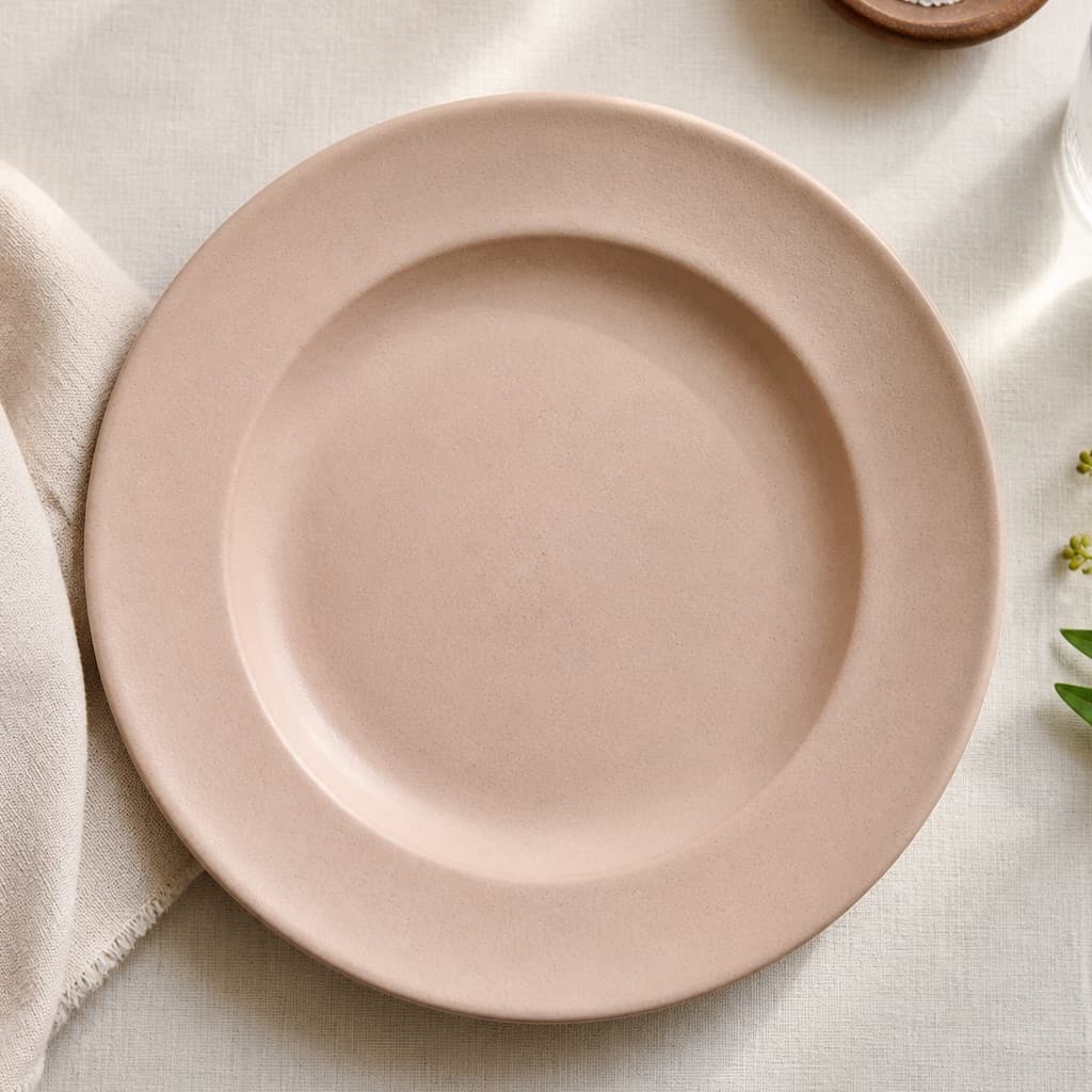 Clay Arc Rim Plate