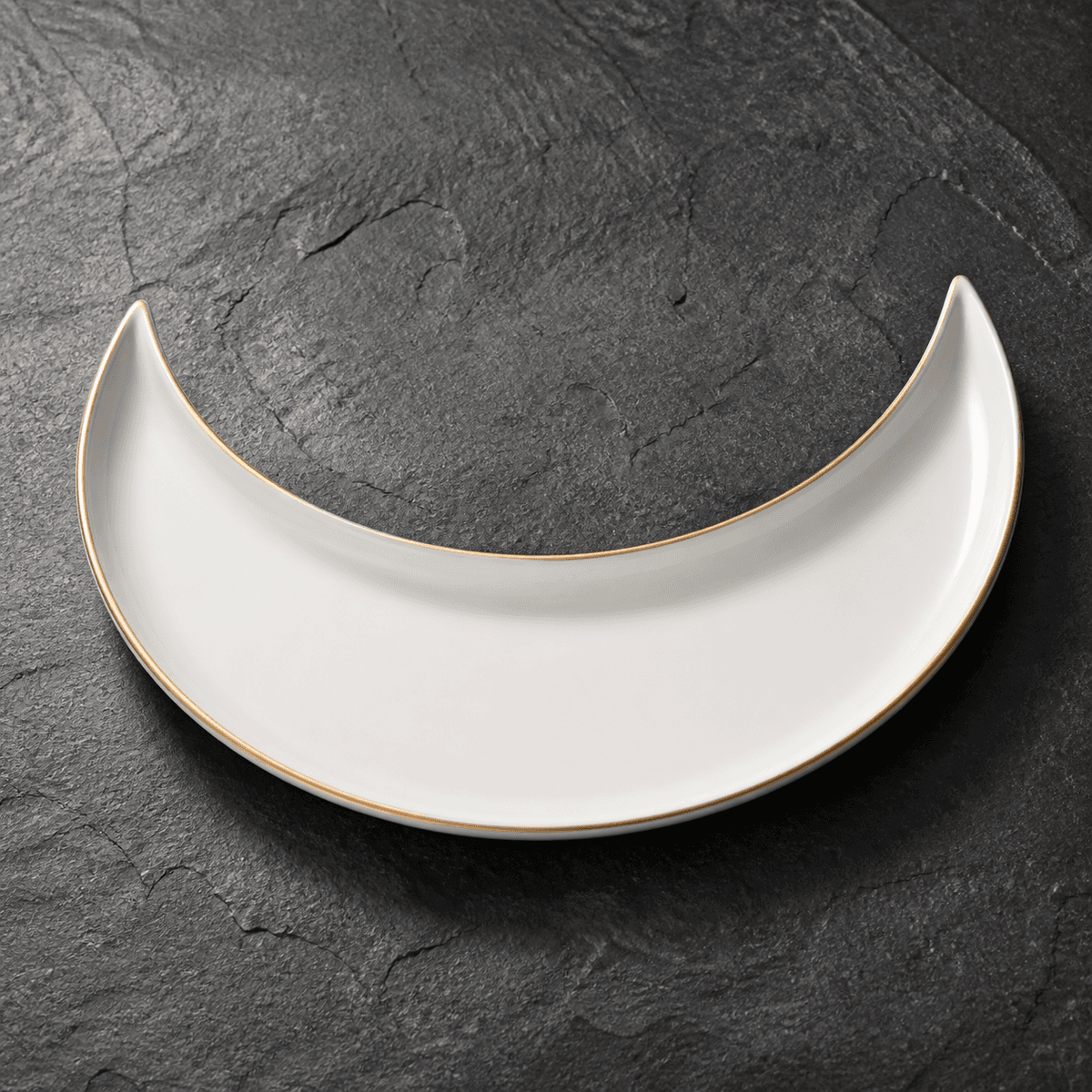 Crescent Porcelain Platter
